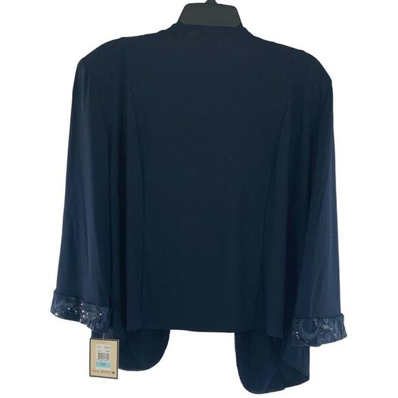 Maya Brooke Dress Suit Women's Sz 20W Embellished Neckline Embroidery Jacket NEW - Picture 7 of 12